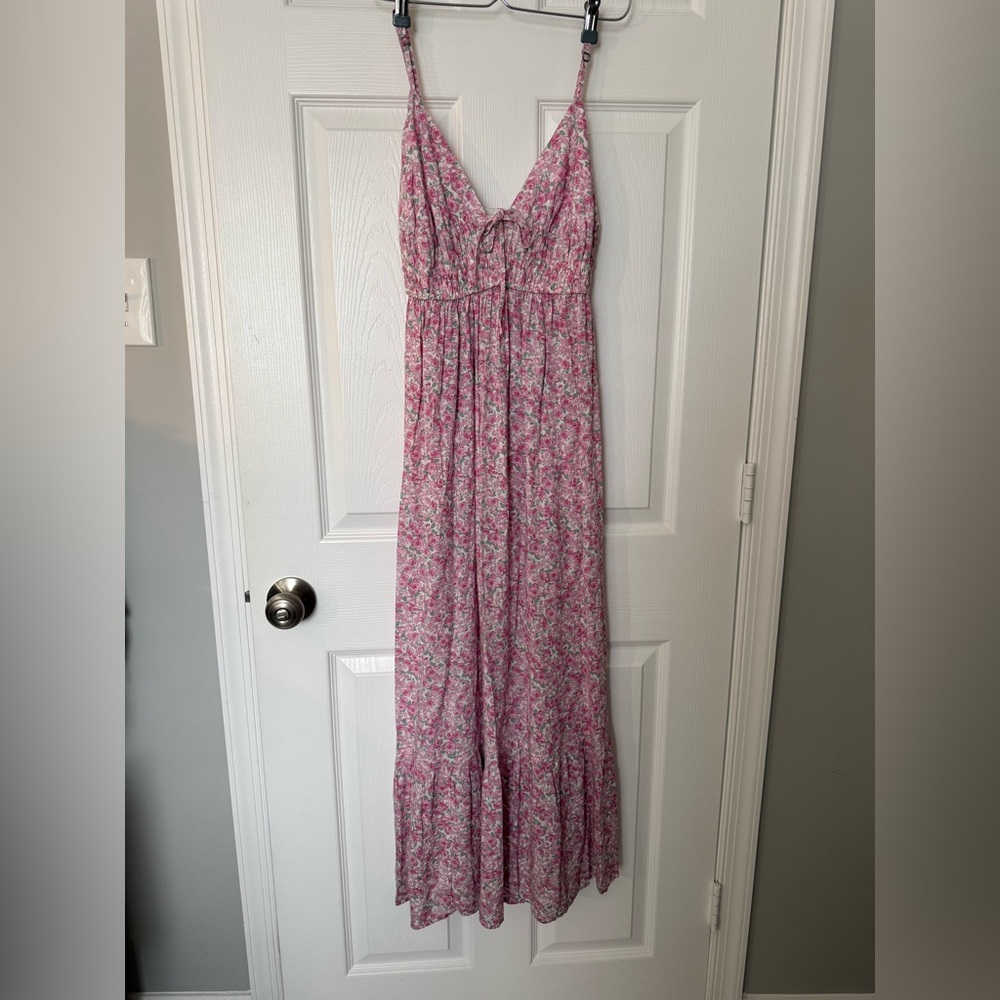 Aeropostale Pink Floral Tiered Sundress, NWT